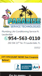 Mobile Screenshot of paradiseservices.biz